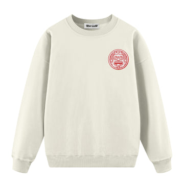 Red Spotted - Oversize Sweatshirt